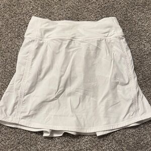 lululemon athletica Classic White Mini Skirt